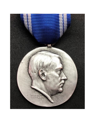 Adolf Hitler medaille zilver
