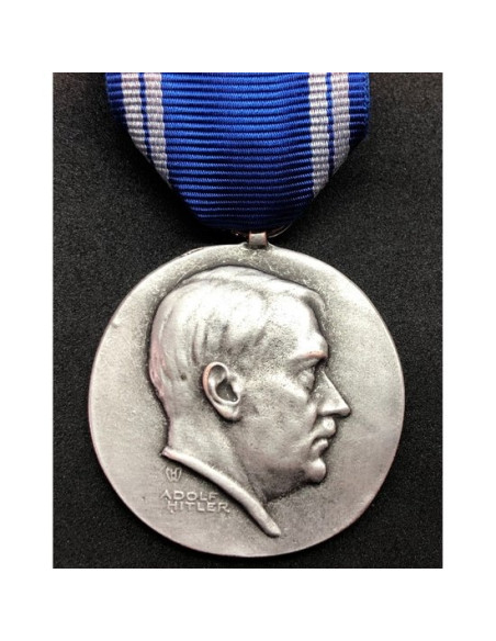 Adolf Hitler medaille zilver