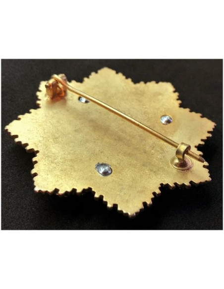 or Broche croix allemande