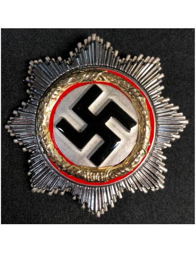 Duitse kruis broche goud & zilver