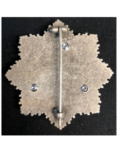 Duitse kruis broche goud & zilver 2