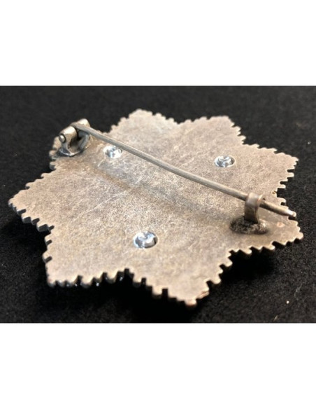 or et argent Broche croix allemande