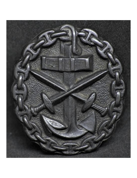 Marine verwonding badge zwart