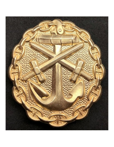 or badge blessure marine