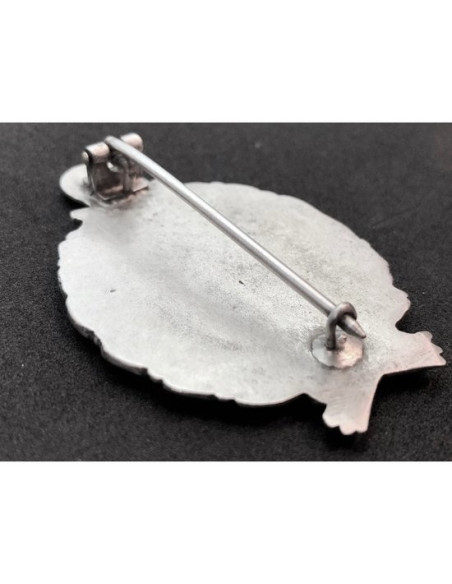 Panzer WO1 badge zilver