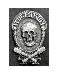 Sturmtrupp badge zilver