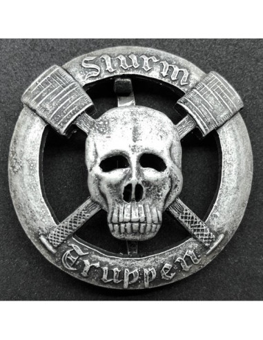 Sturmtruppen badge zilver