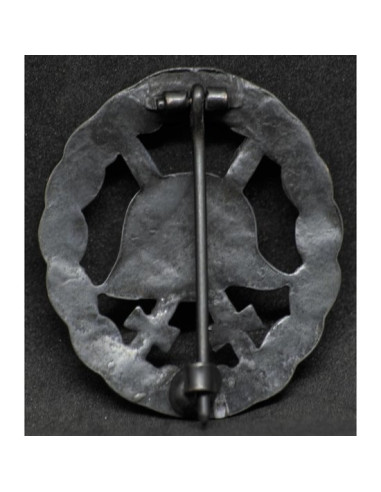 Infanterie 1915-1918 noir badge blessé