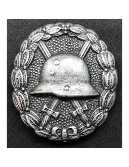 Infanterie verwonding WO1 badge zilver