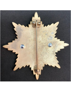 1870 Broche Grande Croix étoiles 2